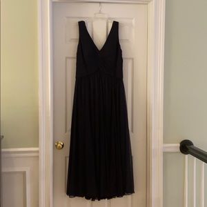 Navy blue evening gown